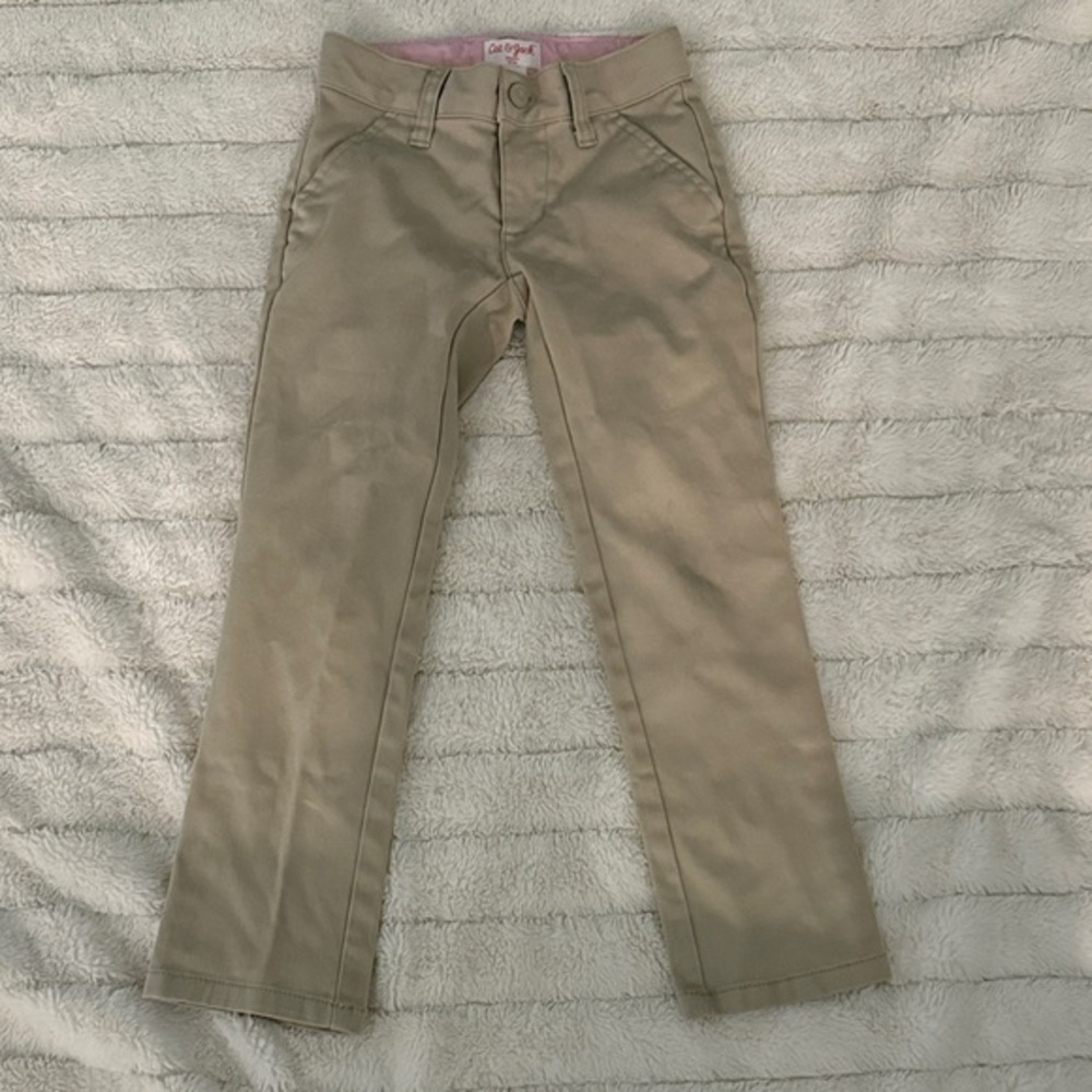 Cat & Jack Khaki Uniform Pants 4